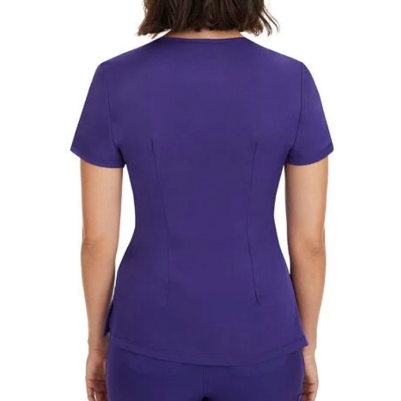 NWOT Purple Label Scrub Top - Picture 2 of 11